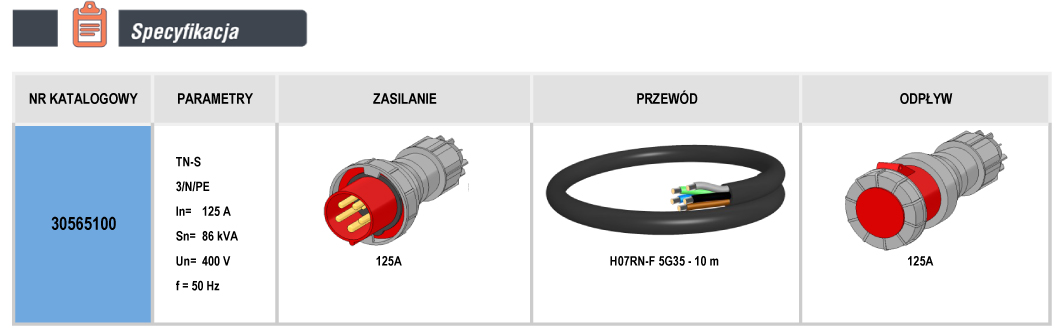 30565100 przedłużacz elCORD